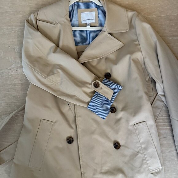 Weatherproof Womens Belted Midi Trench Coat - Picture 1 of 3
